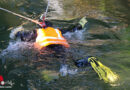 Oö: Taucheinsatz nach möglicherweise ins Wasser geworfener Tatwaffe im Mühlbach in Wels