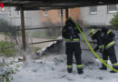 Oö: Brennende Müllinsel in Wels