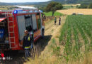 Nö: Feuer auf einem Feld in Artstetten → Güllefasss als Löschhilfe