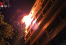 Ktn: Ein Todesopfer bei dramatischen Wohnungsbrand 7. Stock in Villach