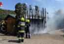 Nö: Gartenhüttenfeuer statt Scheunenbrand in Mittergrabern