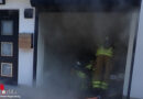 Bayern: Massive Verrauchung bei Garagenbrand in Regensburg