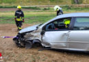 Nö: Unfallauto kam auf Motocross-Strecke Greinsfurth zum Stehen