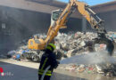 Nö: Schwelbrand in müllverarbeitenden Unternehmen in Pöchlarn