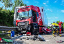 Oö: Schwerer Unfall mit zwei Lkw und drei Pkw auf der A1 im Bereich Sattledt