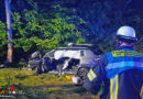 Bayern: E-Call-Alarm zu Unfall mit eingeklemmten Lenker in Augsburg