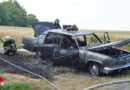 Nö: Nach Ölverlust geht Opel-Oldie in Kasten bei Böheimkirchen in Flammen auf