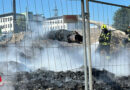 Nö: Brand auf Baustelle an der B 1 in St. Pölten-Wagram