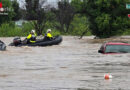 USA: Drohnenvideo von Rettungseinsätzen der Feuerwehr Fort Worth nach schweren Überflutungen in Texas