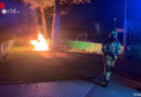 D: Feuer auf dem Veener Sportplatz