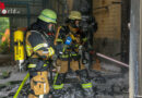 D: Feuer in leerstehender Lagerhalle – starke Rauchentwicklung
