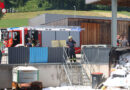 Oö: Vier Feuerwehren bei Containerbrand im Einsatz