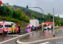 D: Verkehrsunfall zwischen Rettungswagen und Lkw