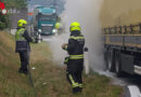 Ktn: Brand eines Lkw-Reifens an einem Auflieger