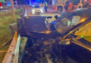 Wien: Zwei Verletzte bei Autoanprall an Aufpralldämpfer der Autobahnabfahrt „Auhof