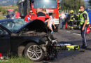 Oö: Zwei Tote (45, 71) bei schwerer Frontalkollision auf geradem Abschnitt der B 1 in Edt bei Lambach