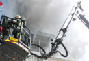 Vbg: Starke Rauchentwicklung bei Großbrand bei Recycling-Unternehmen in Götzis