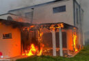 Nö: B3 in St. Georgen/Ybbsfelde → 111 Feuerwehrmitglieder bekämpften Gebäude-Brand