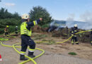 Nö: Brand am Grünschnittplatz in Würmla