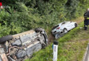 Bgld: Autos schleudern nach Zusammenstoß zwischen Pinkafeld und Oberschützen in den Graben