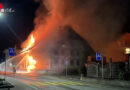 Schweiz: Teilweiser Vollbrand eines Gebäudes in Ursenbach