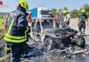 Nö: Pkw-Brand auf der Autobahn bei Ybbs