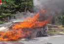 Sbg: Wieder Fahrzeugbrand auf der A 10 bei Zederhaus