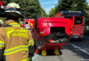 D: Pkw landet nach Unfall am Dach – Zwei Verletzte