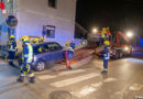 Nö: Fahrzeug kippt bei Kollision zur Seite