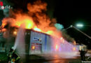 D: Vollbrand eines Handwerksbetriebs in Lennestadt-Altenhundem