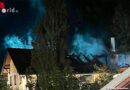 Nö: Brand in schwierigem Gelände mit Donauwasser gelöscht