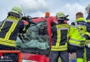 D: Unfall mit zwei Lkw auf der BAB 7 → schwer eingeklemmter Fahrer (37) verstorben