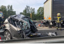 Ungarn: Tragischer Unfall auf der M1-Autobahn bei Lébény und Győr → Auto kracht auf stehenden Lastwagen