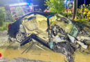 Liechtenstein: Vier schwerverletzte Männer nach Pkw-Kollision mit Baum in Mauren