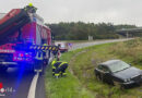 Bgld: Autobergung am Knoten Mattersburg → Bergung mit SRF Kran