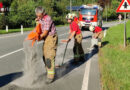 Sbg: 3 km lange Ölspur auf der B 99 bei Pfarrwerfen