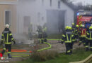 Oö: Ausgedehnter Brand einer Selche in einem Vierkanter in Schleißheim