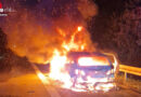 D: Autovollbrand auf der A 31 bei Bottrop