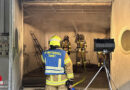 Sbg: Brand in Lackiererei einer Werkstatt in Mittersill
