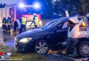 Oö: Transporter und Pkw kollidierten bei Pendlerparkplatz in Oepping
