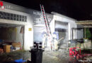 D: Garagenbrand in Gewerbebetrieb – keine Verletzten