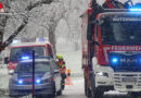 Oö: Autolenkerin in Regau bei winterlichen Fahrbedingungen von der Straße abgekommen