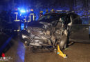 Oö: Schwere Kollision zwischen Kleintransporter, Lkw und zwei Pkw auf der B 138