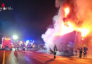D: Aufwendige Bergungs- und Umfüllarbeiten nach Gefahrgut-Lkw-Brand