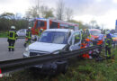 Bayern: Autofahrer prallt am Gablerknoten in die Leitplanke und wird erfolgreich wiederbelebt