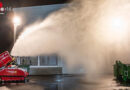 Bgld: Feuerwehren des Abschnitts 4 Eisenstadt-Umgebung übten groß angelegten Industriebrand