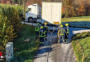 Oö: Lkw-Bergung und folgende Pkw-Bergung in Bad Goisern