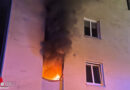 D: Nächtlicher Wohnungsbrand im 1. OG eines Mehrfamilienhauses in Mettmann