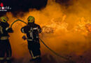 Bgld: Strohballenbrand fordert zwei Feuerwehren in Neusiedl am See