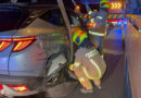 Nö: Verkehrsunfall mit acht Fahrzeugen auf der A1 bei Pöchlarn → beteiligte Fahrzeuge auf 500 m